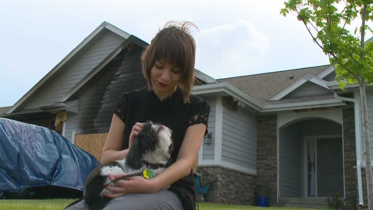 Dog saves family from house fire