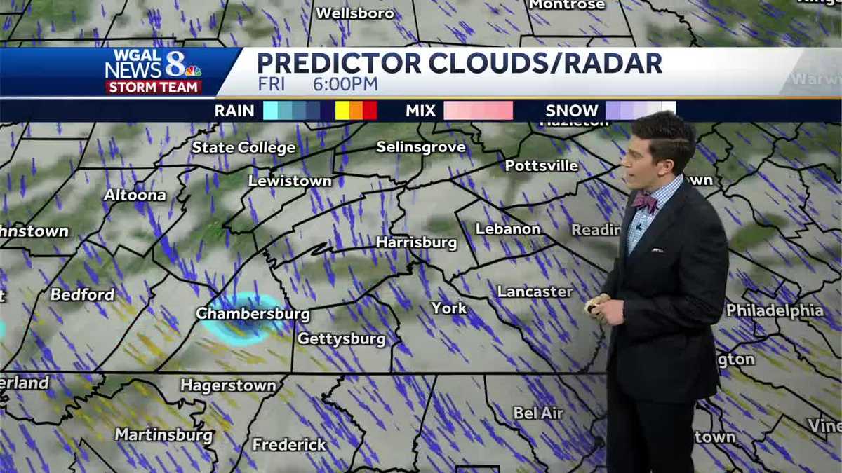 Cold front brings few showers, cooler start to weekend