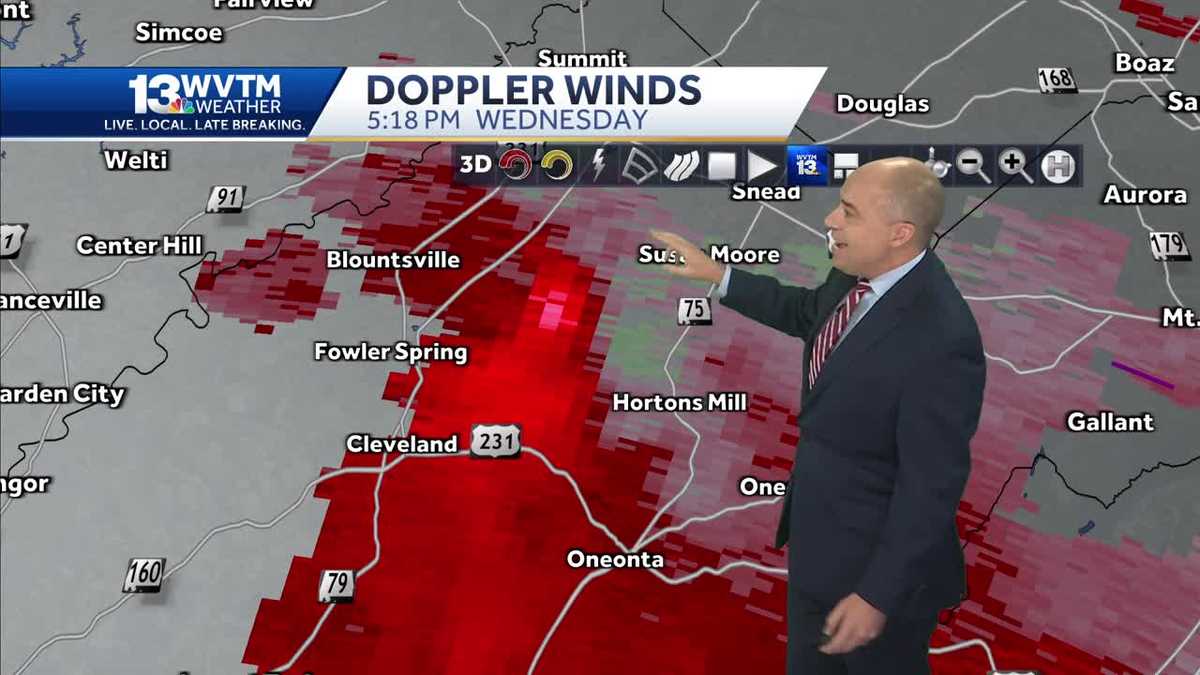 Alabama forecast: Very hot with a threat of strong storms
