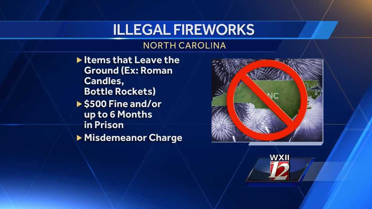 North Carolina fireworks laws