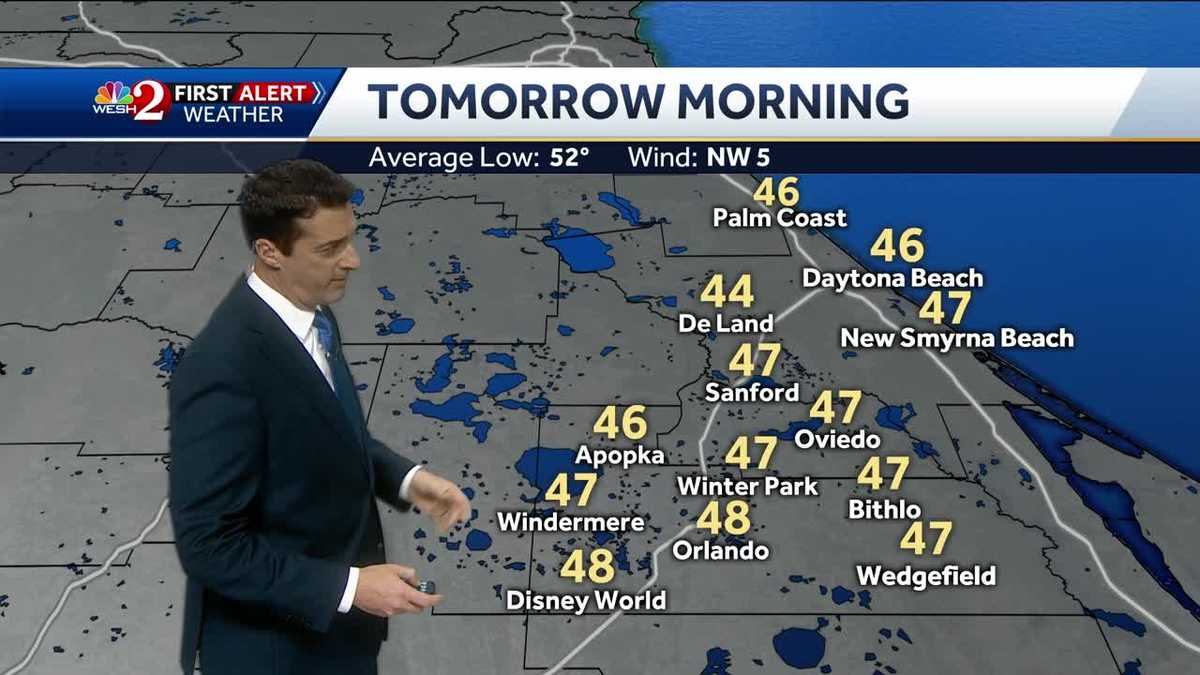 Sunshine, temps in the 70s Tuesday
