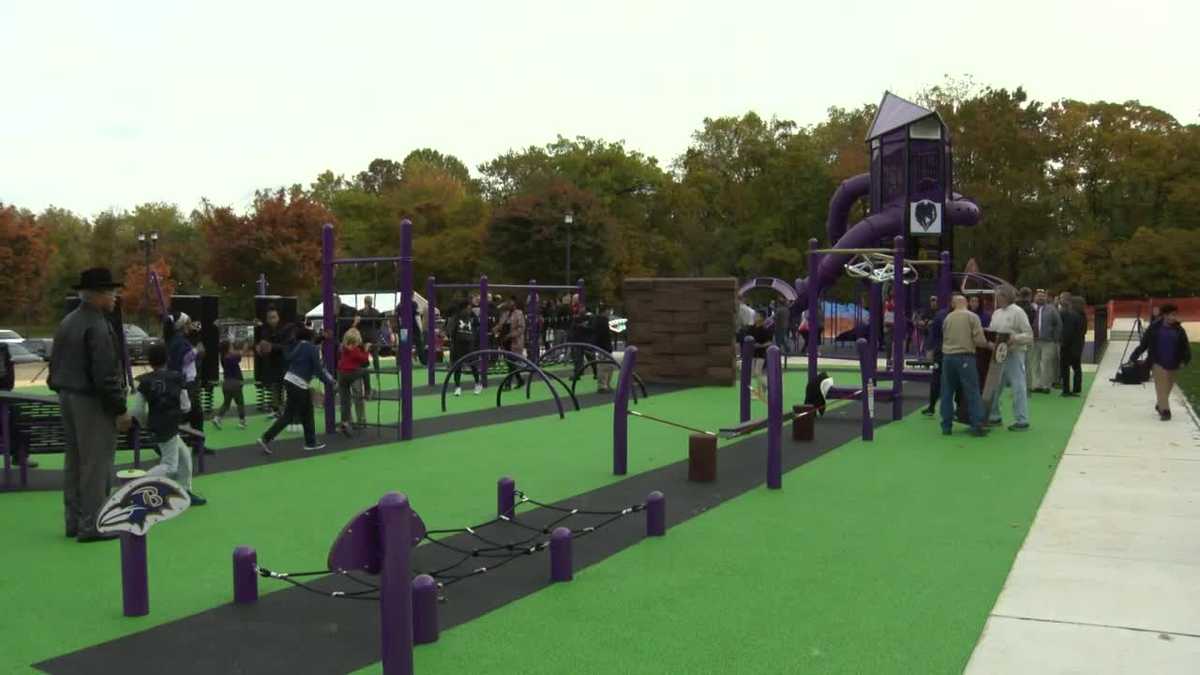 Baltimore Ravens spend $500,000 to build new playground in