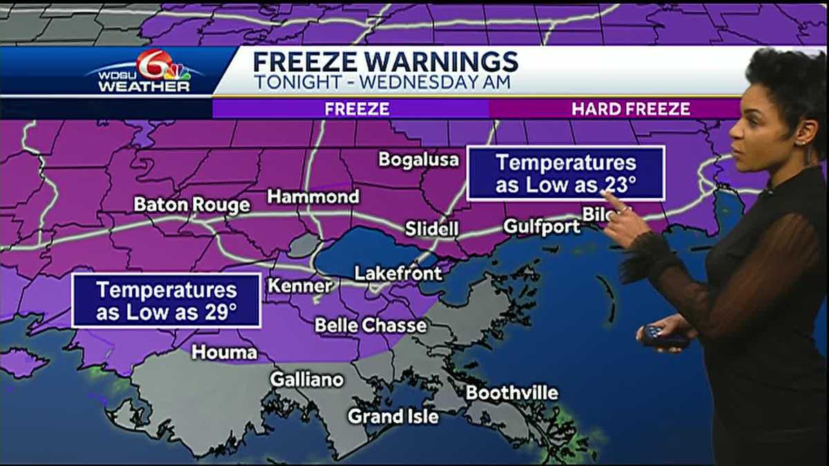 Videocast: Freeze Warnings Tonight