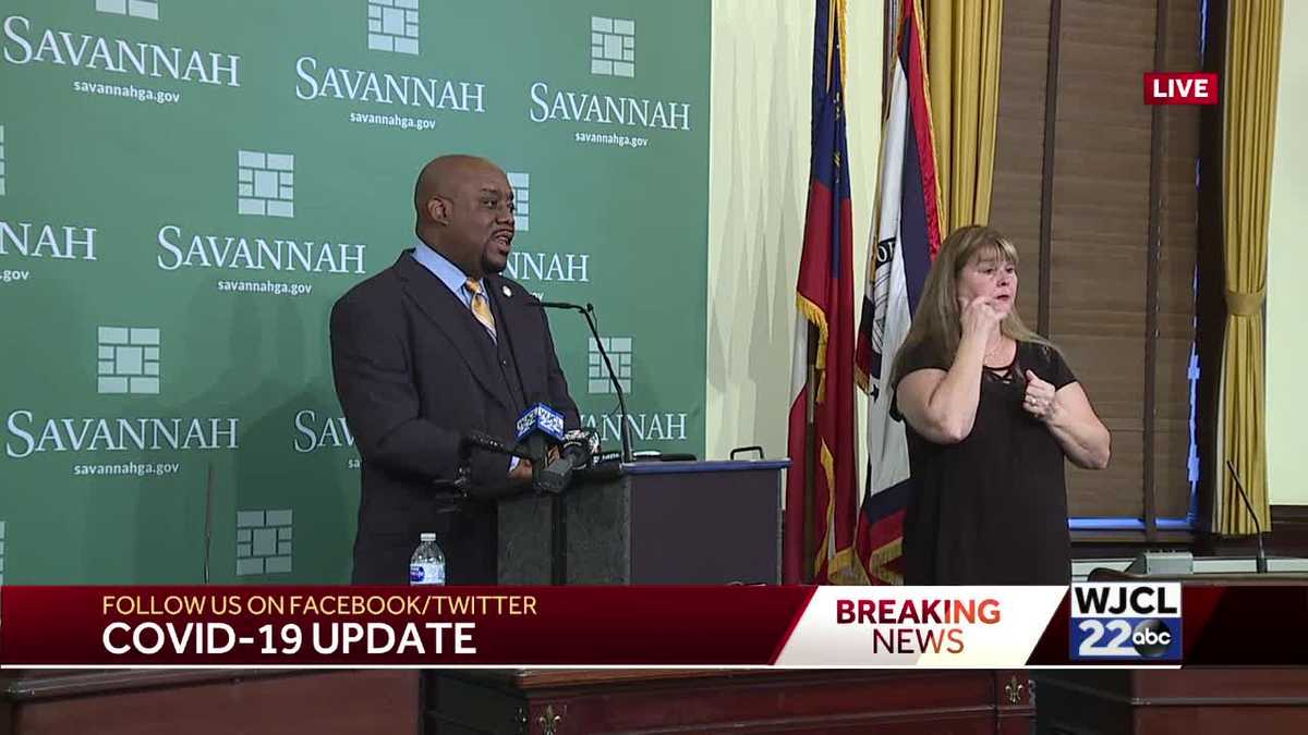 WATCH Savannah mayor provides update on fight against spread of COVID19
