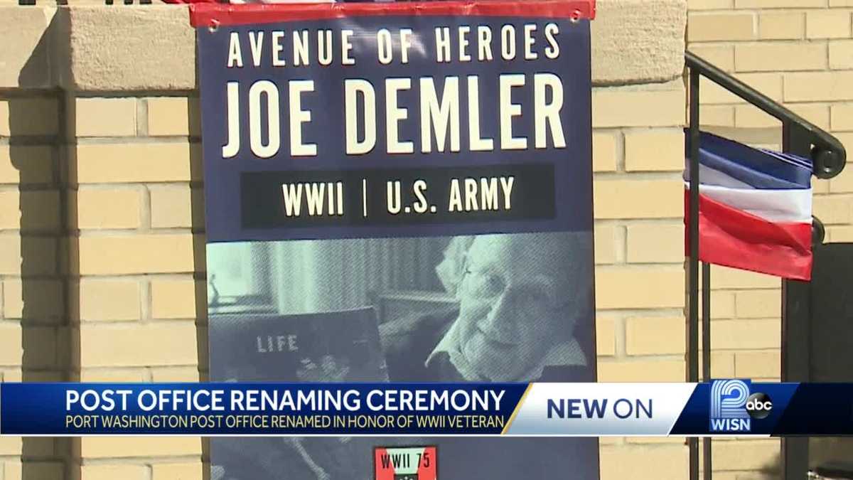 Port Washington Post Office renamed for WWII veteran Joe Delmer