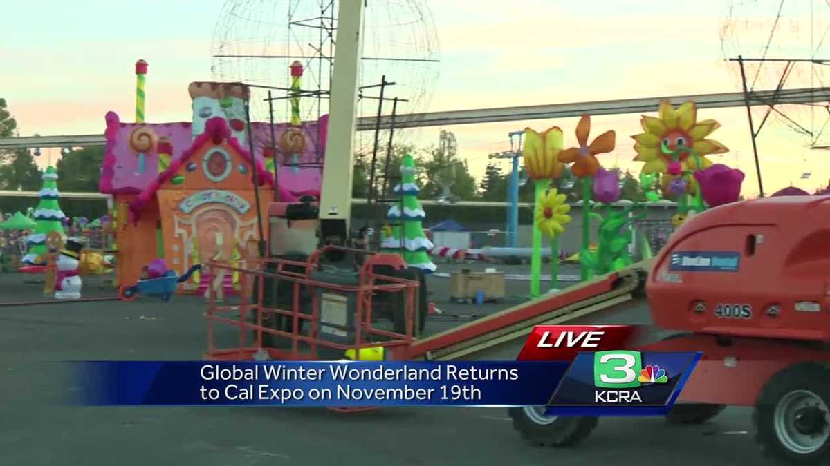 Cal Expo prepares for Christmas season with Global Winter Wonderland