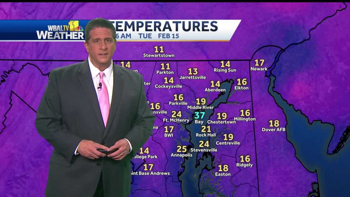 Frigid morning as another cold, sunny day in Maryland