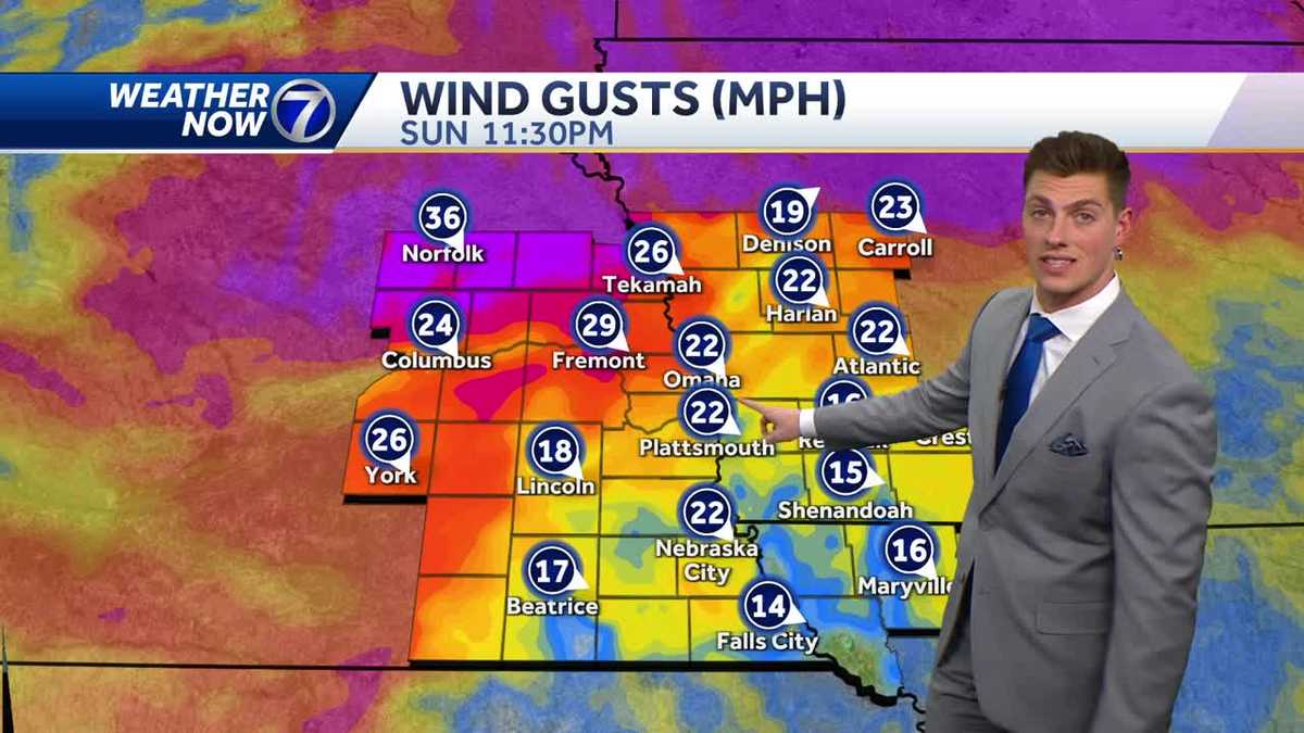 Windy tomorrow morning Sunday, December 17th