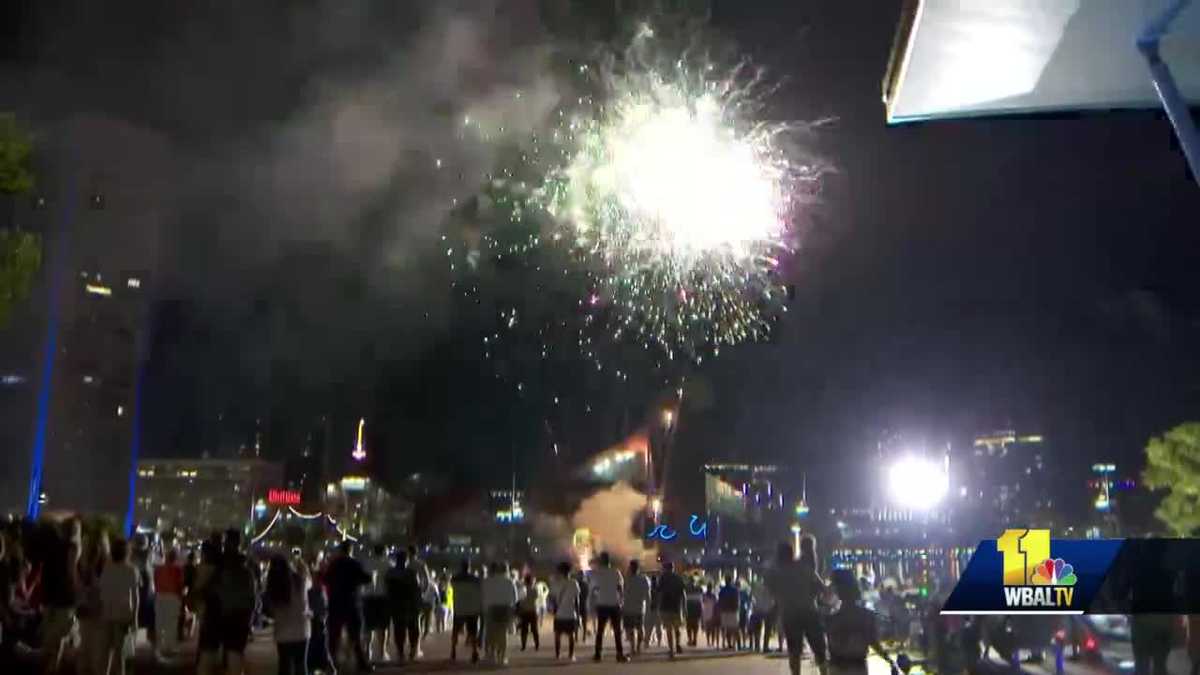 Baltimore marks July Fourth with fireworks, Cherry Hill festival
