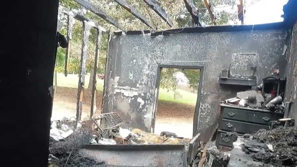 Upstate house fire sparked by fireworks leaves family grieving and homeless
