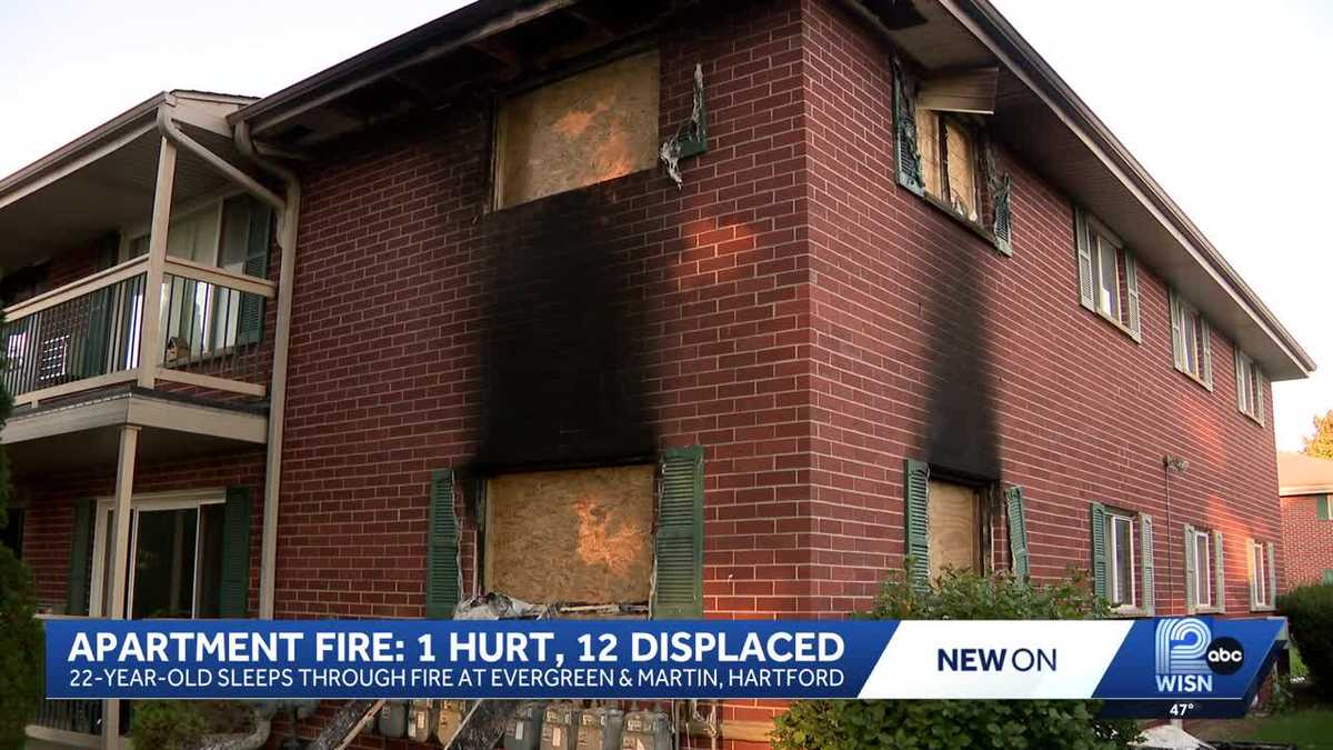 'I'm such a heavy sleeper': Hartford man sleeps through apartment complex fire