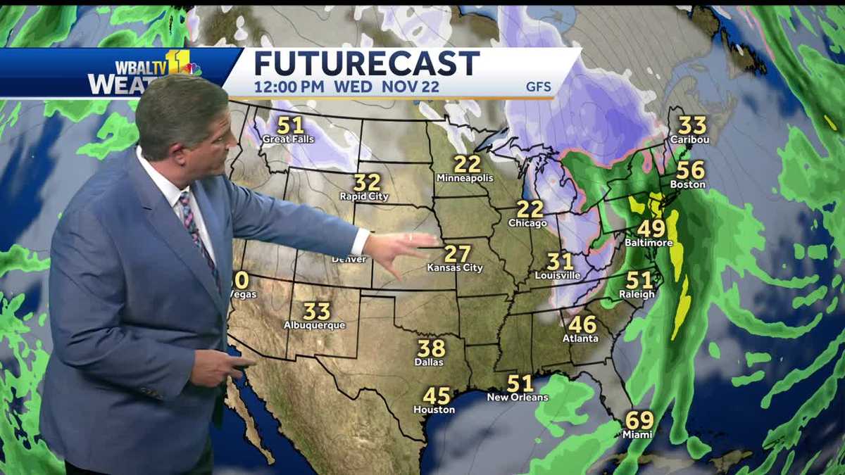 Weather Talk: Thanksgiving travel forecast