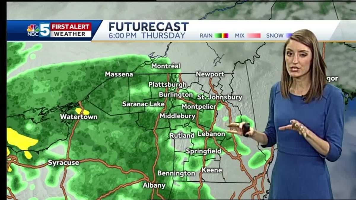 Video: More rain arrives Thursday 3/28/18