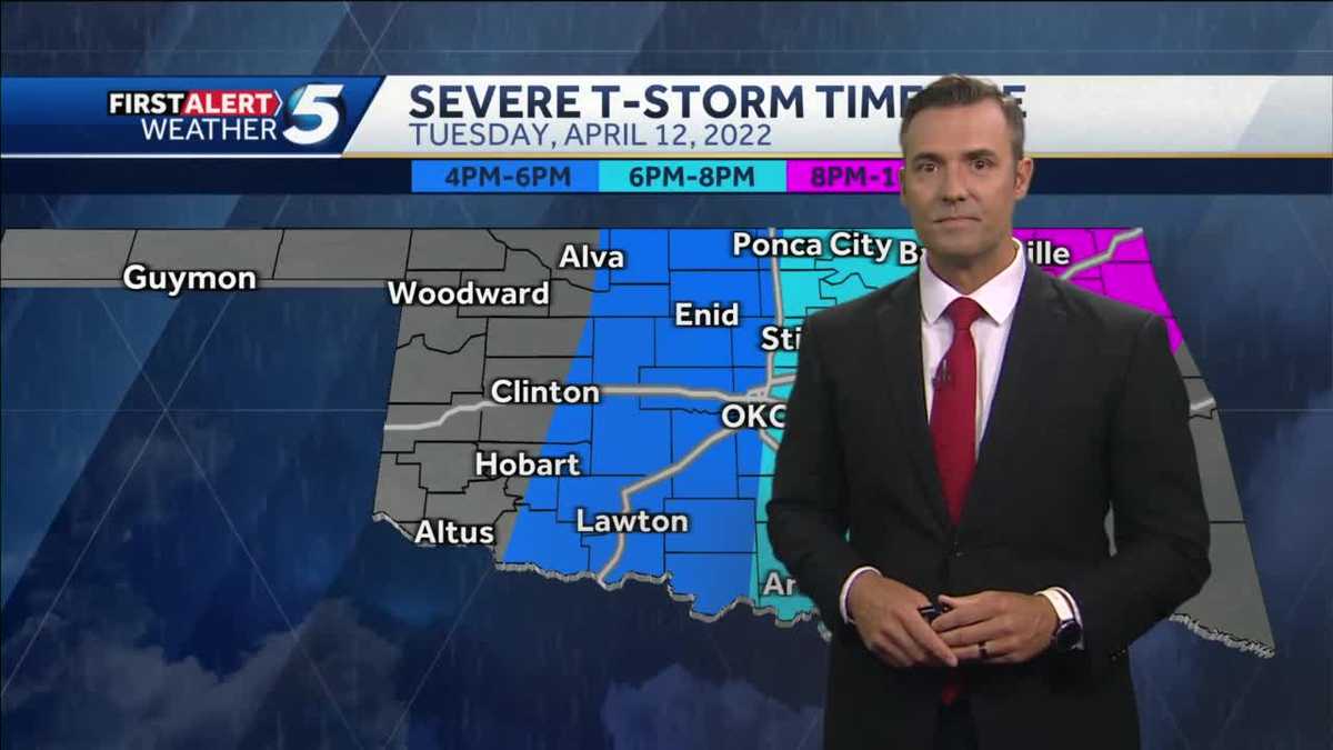 Oklahoma could see storms with big hail, tornadoes Tuesday