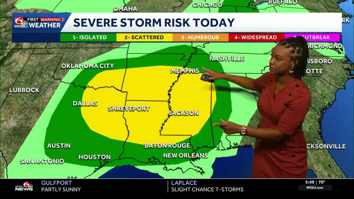 Impact Day: Strong to severe storms possible over the weekend, see ...