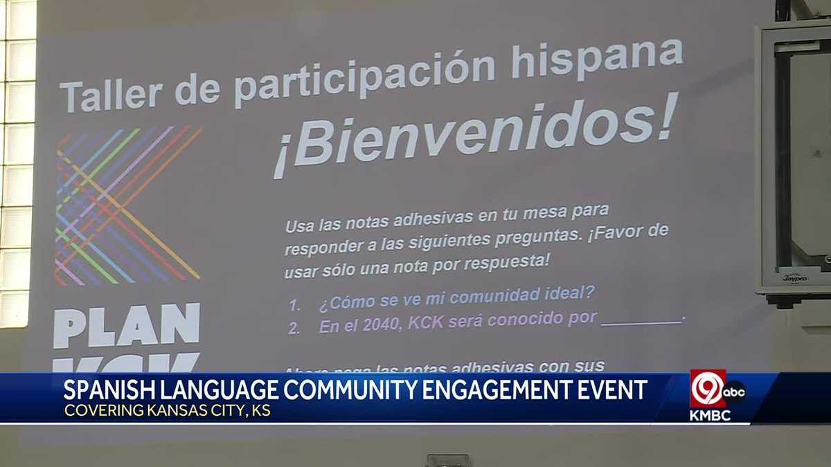 Evento de participación comunitaria en español realizado en KCK