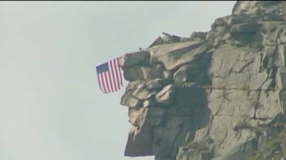 Sunday marks 23 years since Old Man of the Mountain fell in NH