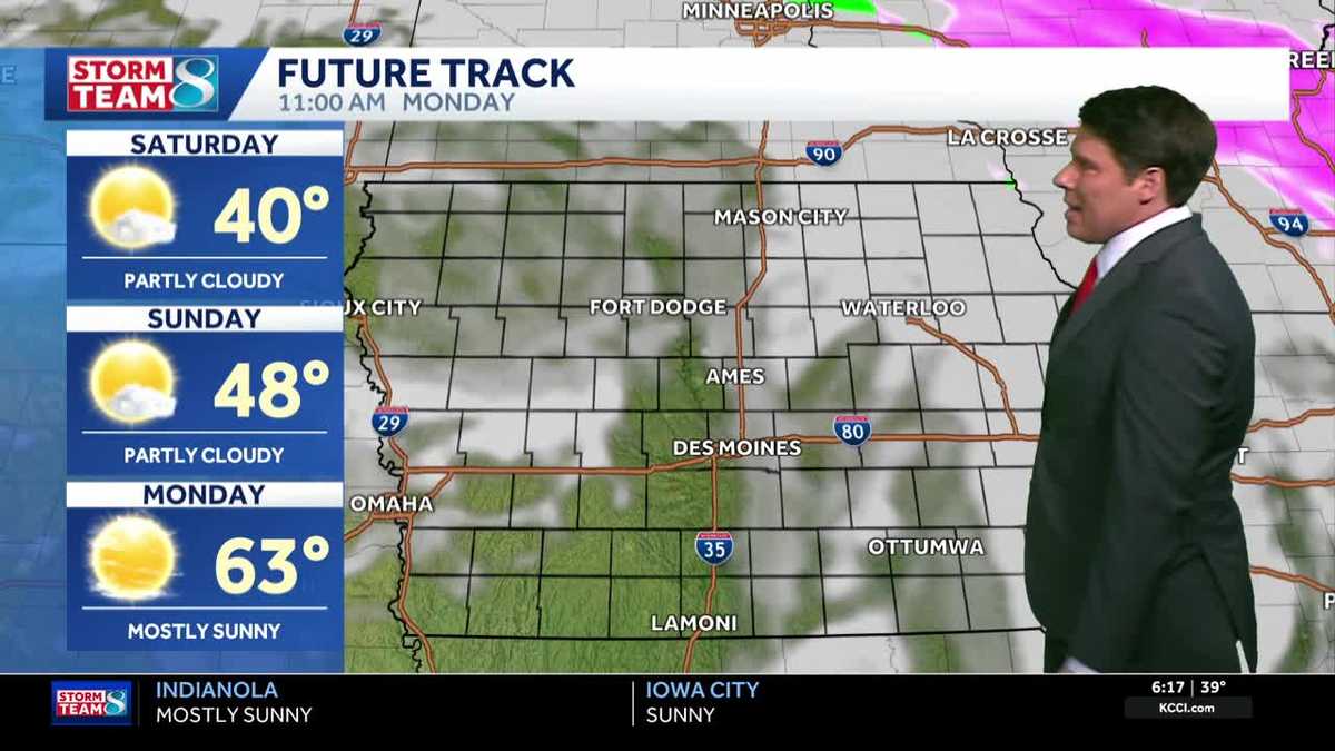 Iowa weather: A brief cool dip before potentially record-breaking warmth moves back in