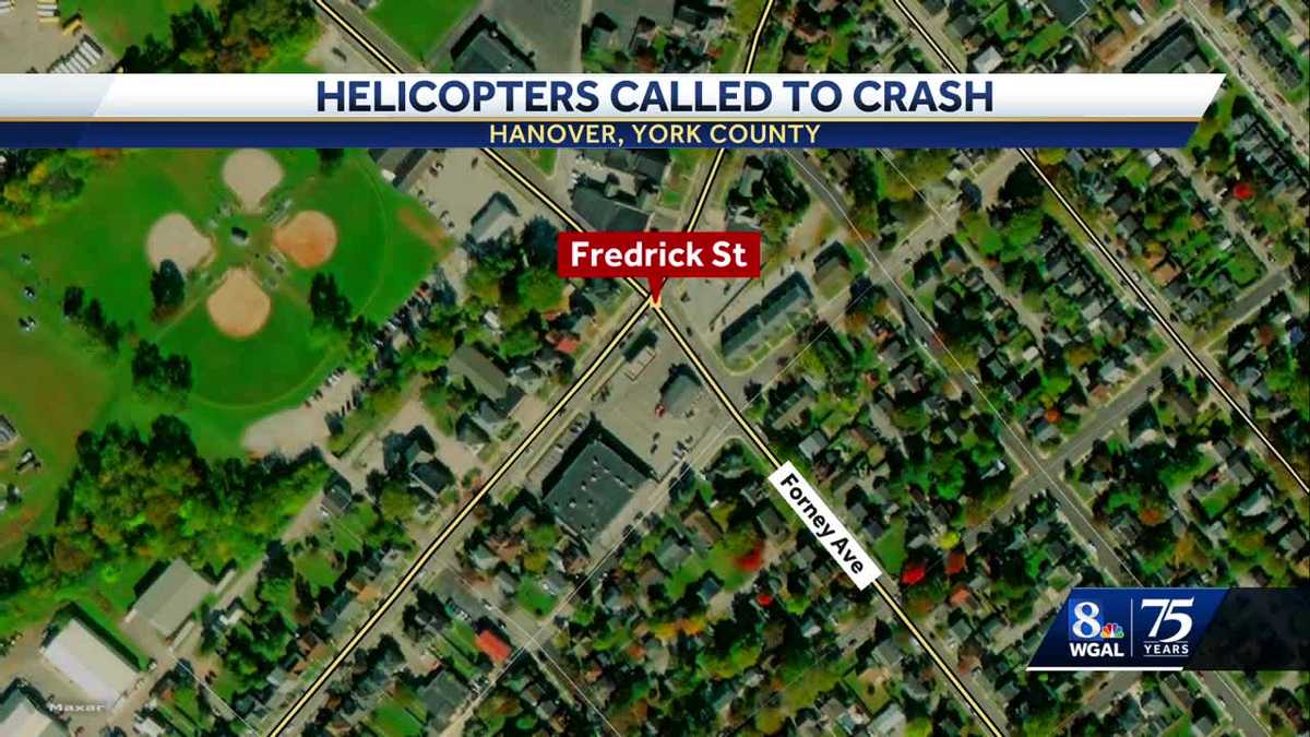 Helicopters respond for 2 injured in motorcycle crash in Hanover