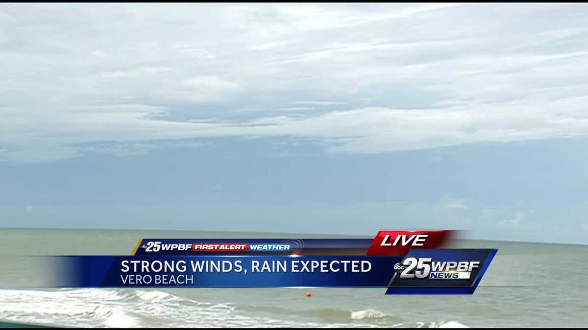 Strong winds, rain expected in Vero Beach