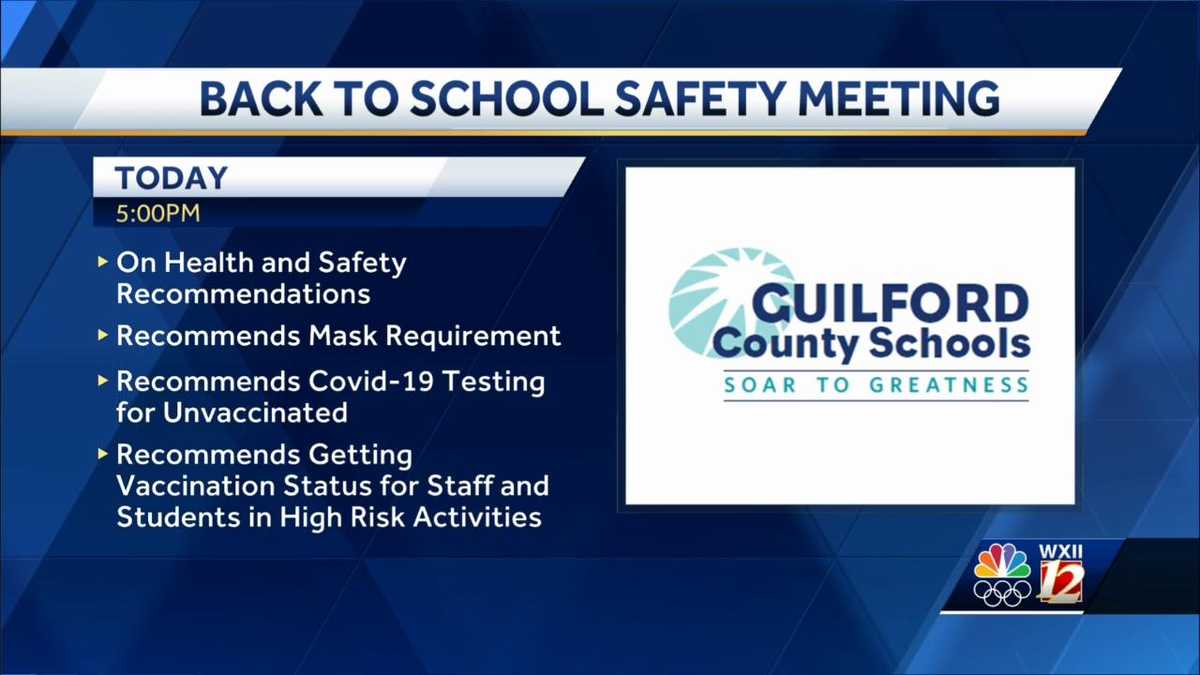 Guilford County: Board of Education to discuss school reopening