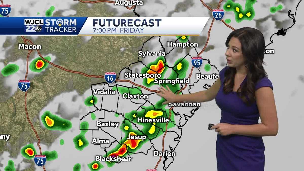 Scattered storms expected Friday evening, plus a look at the tropics