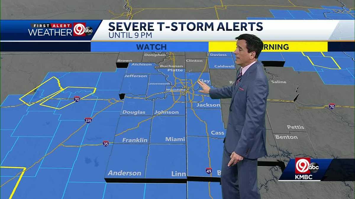 Parts of metro area under severe thunderstorm watch until 3 a.m. Sunday