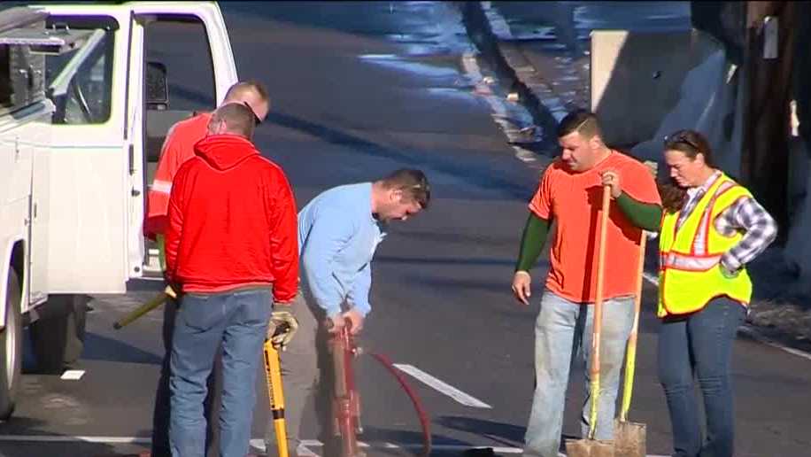Water main break shuts down busy Quincy intersection