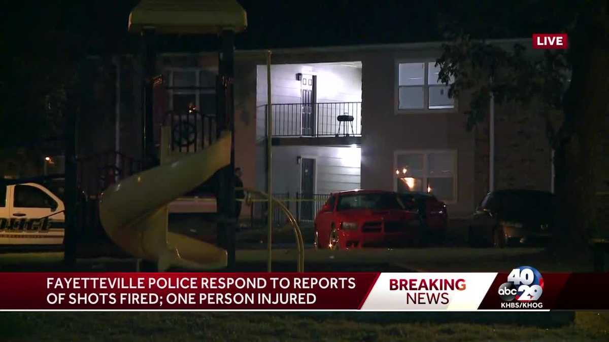 One person arrested after shooting at Fayetteville apartment complex