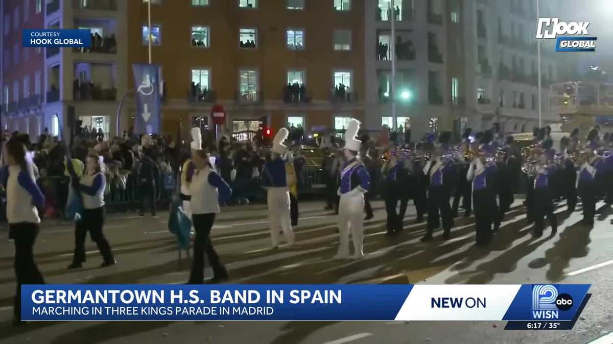 Germantown High School band performs in Spain parade