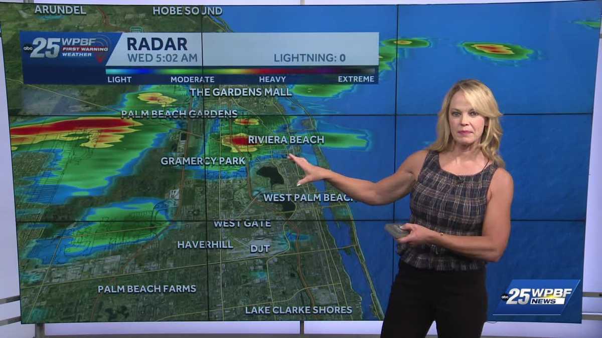 Flood Advisory issued for parts of Martin County as Atlantic showers stream onshore