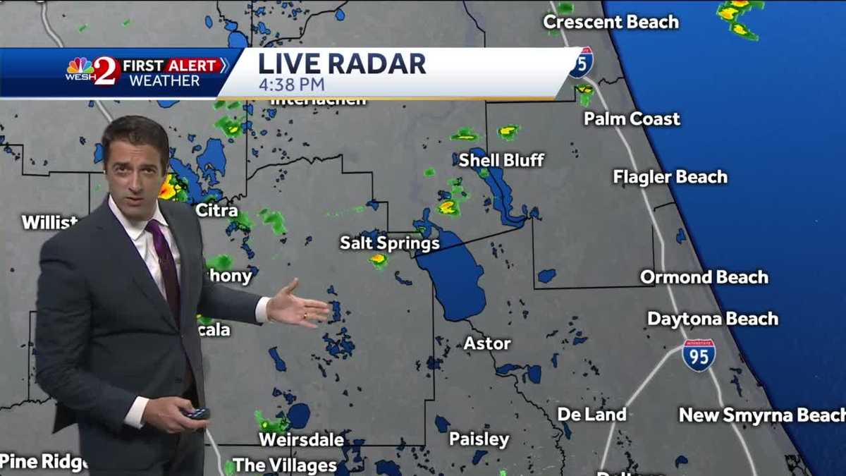 Drier and cooler weather on the way Wednesday