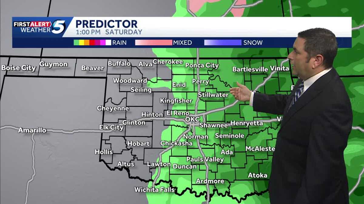 Oklahoma Thanksgiving Forecast: Rain and tanking temperatures - KOCO