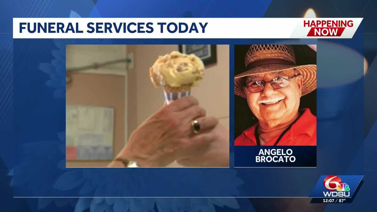Famous restaurateur Angelo Brocato III will be laid to rest today