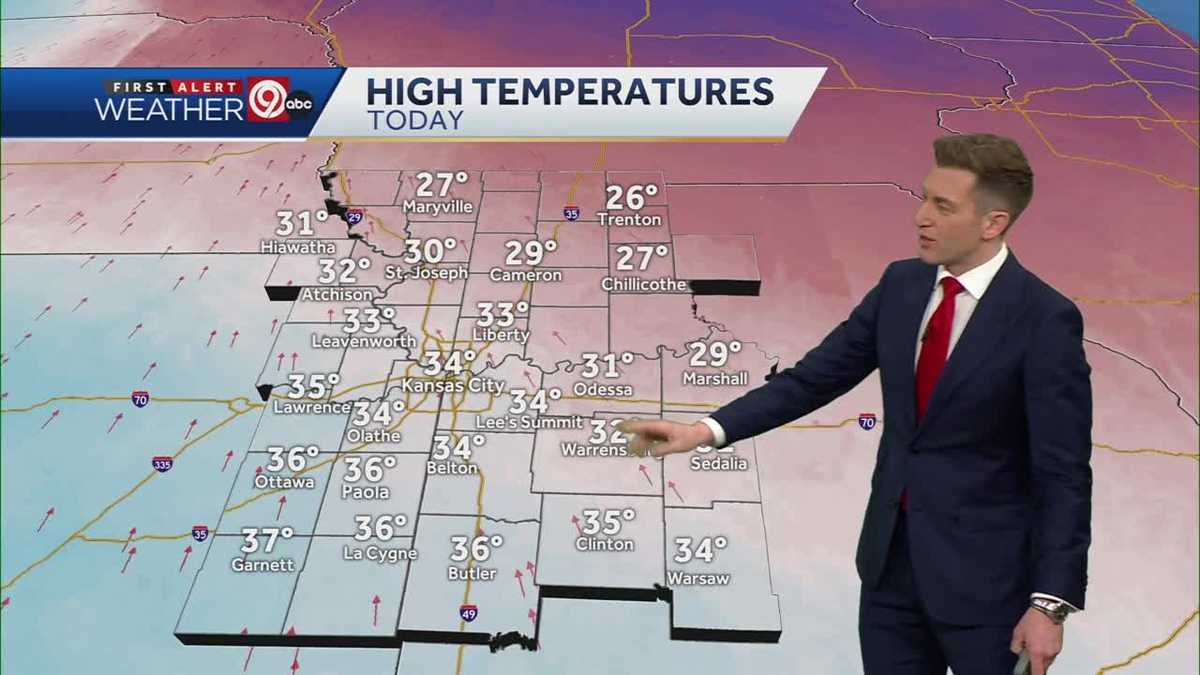 KANSAS CITY WEATHER Back to winter's cold today