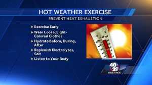 How to exercise in the heat