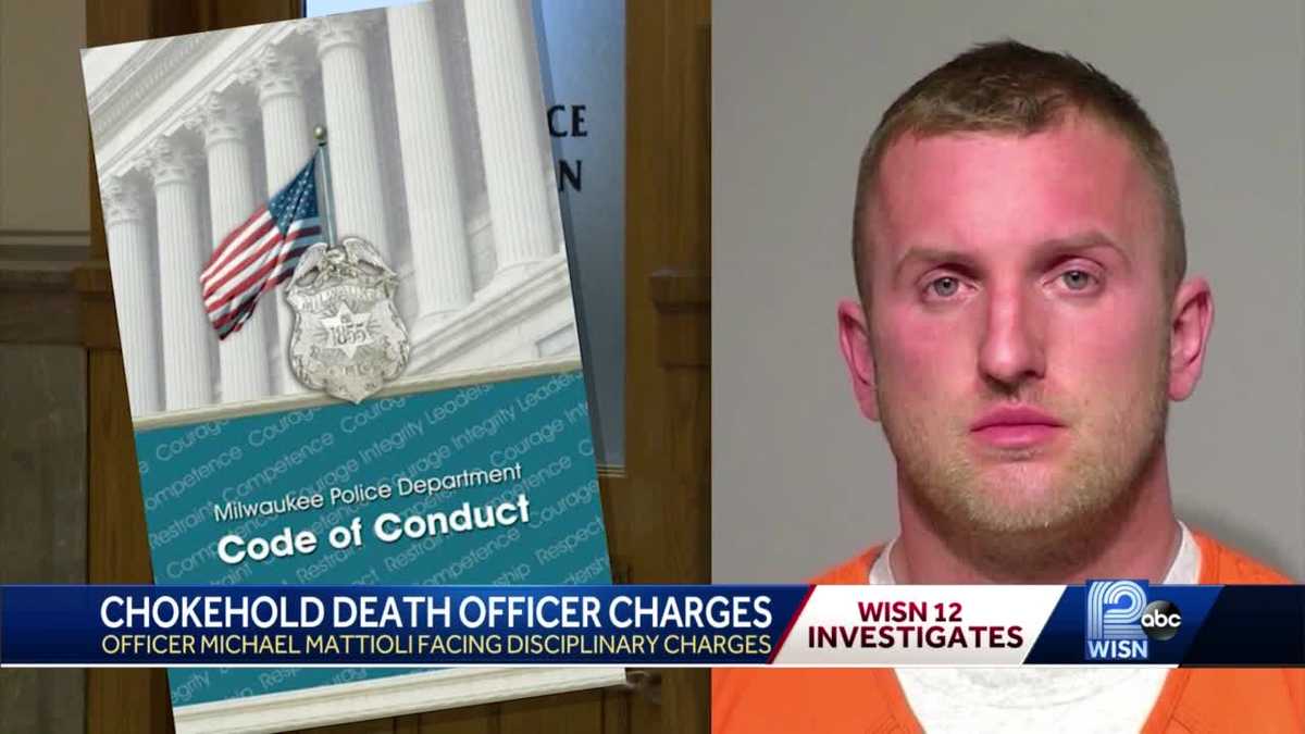 Administrative charges filed against officer in choke hold death