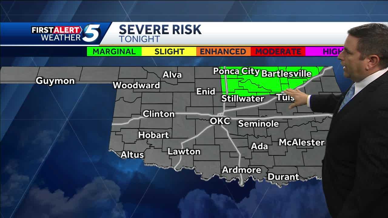 Thunderstorms With Hail Possible Before Cold Front Moves In