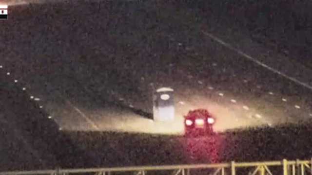Kansas City driver collides with porta-potty on I-435 - Vimarsana News