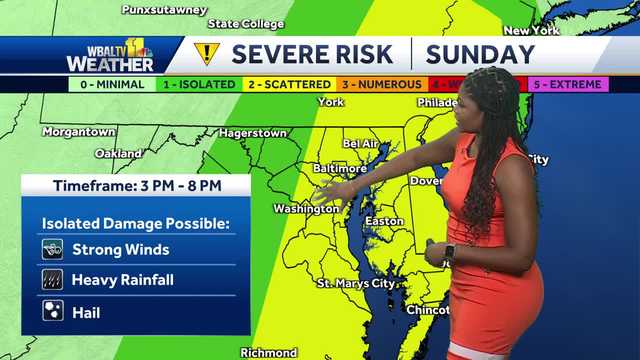 Tracking more storms this afternoon in Maryland