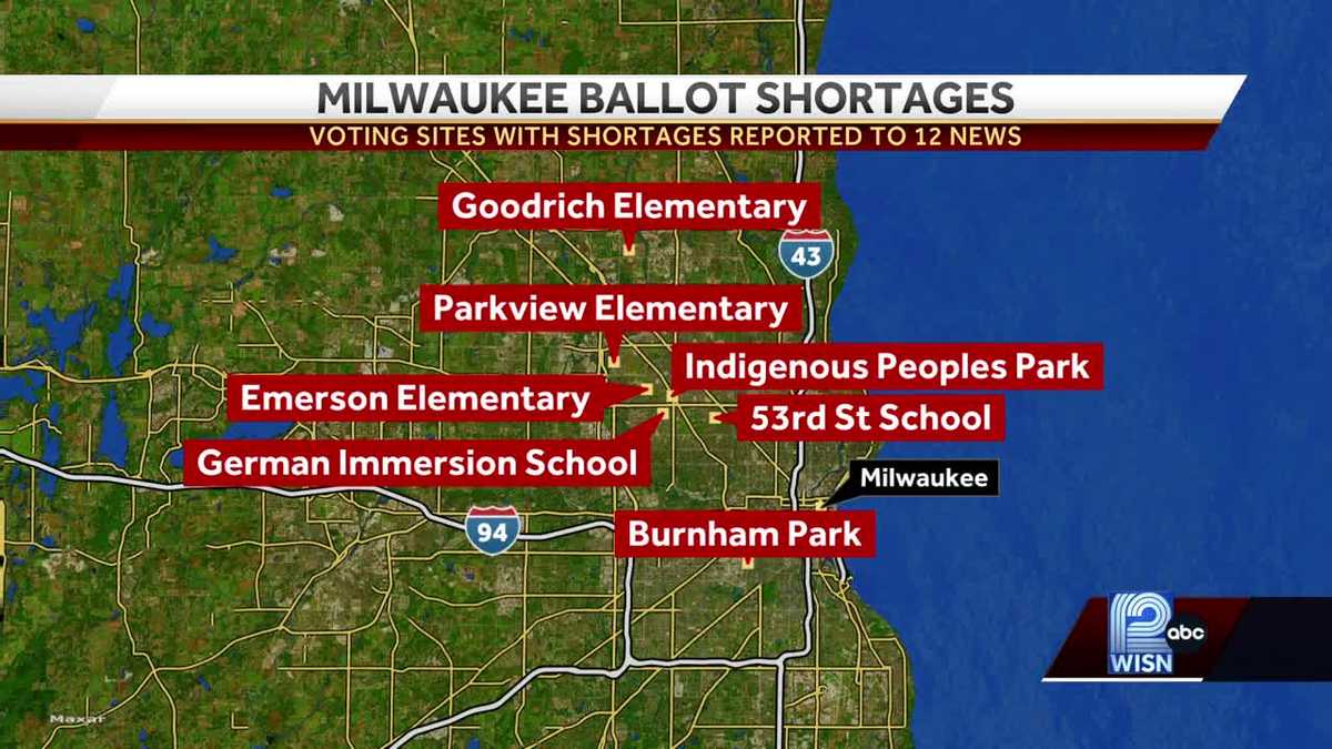 Milwaukee voters urged to stay in line amid ballot shortages