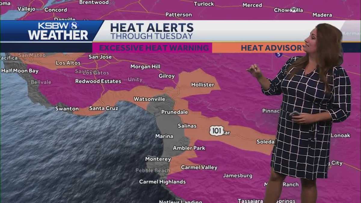 Heat continues into Labor Day