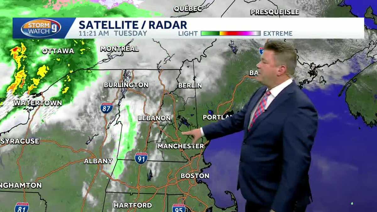 Video: Severe weather possible as temperatures rise in New Hampshire