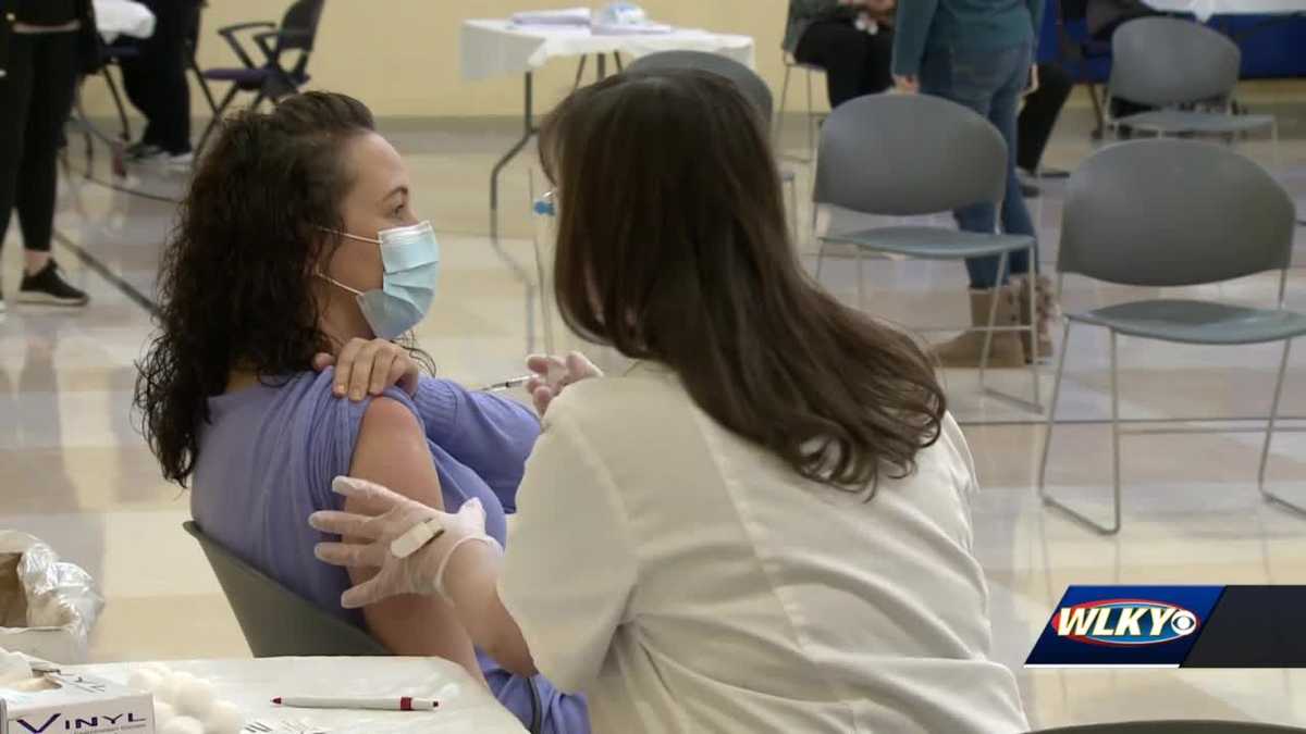 Emotional day at Home of the Innocents as team members receive vaccine