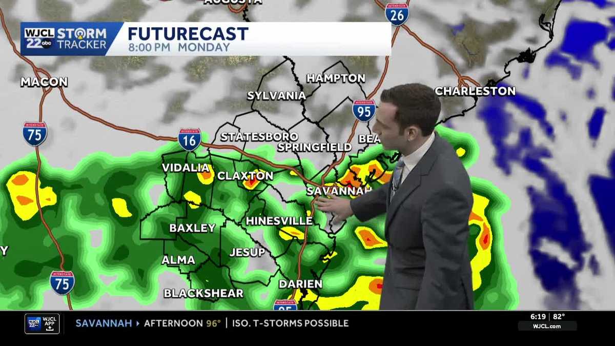 Hot start to the work week for Southeast Georgia and the Lowcountry - WJCL