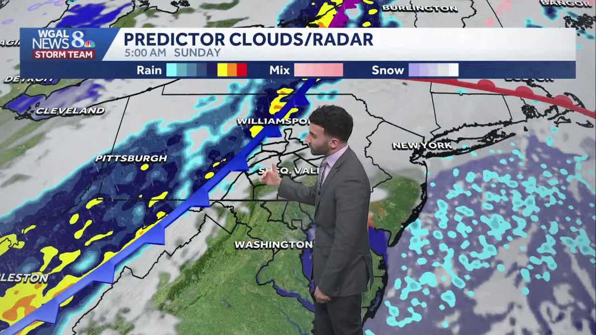 Rain showers early Easter Sunday; cooler & breezy start to next week ...