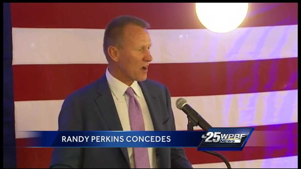 Randy Perkins reacts to loss