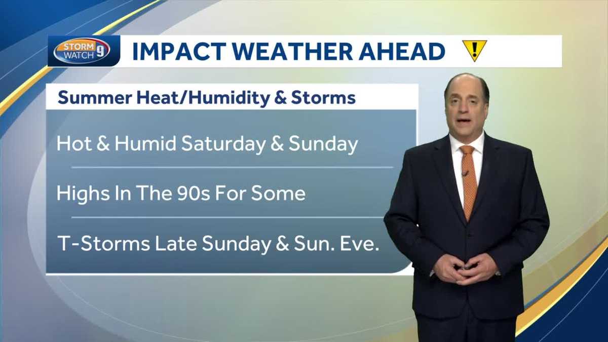NH forecast video: Rain moves in on cooler day
