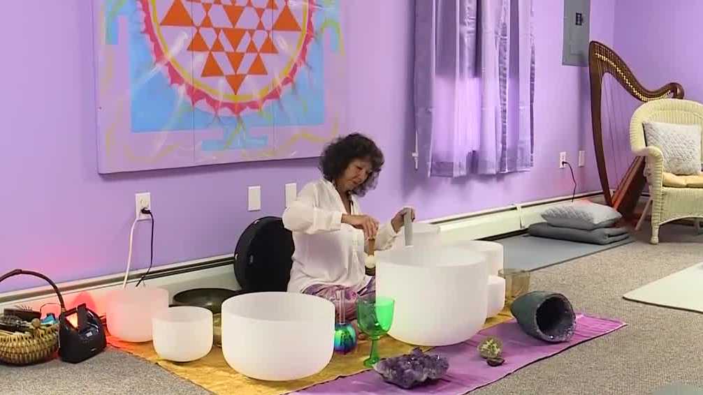 Maine woman promotes healing nature of sound