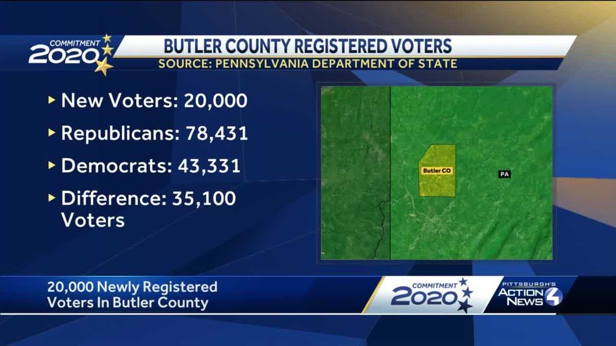 Butler County sees surge in voter registration while marked mailin